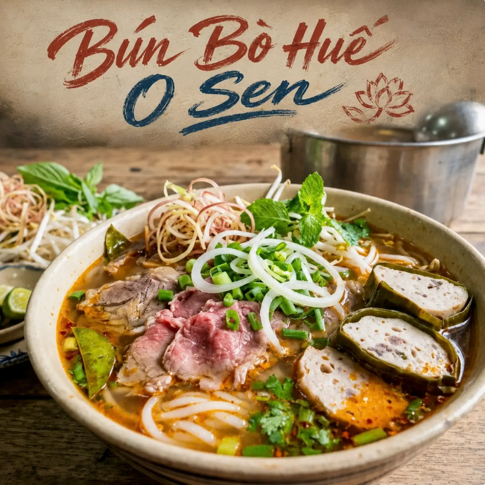Hình ảnh Bún Bò Huế O Sen - Đường Số 4