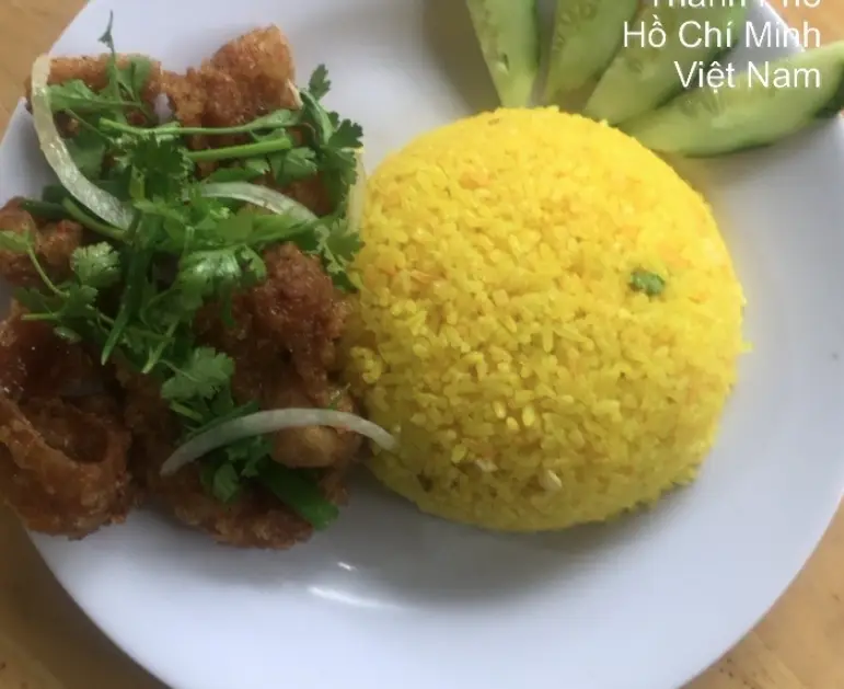 Hình ảnh Cơm da gà roti