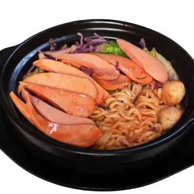 Hình ảnh Combo Mì xúc xích cá viên + Xúc xích chiên