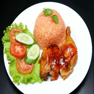 Hình ảnh Cơm gà sốt BBQ