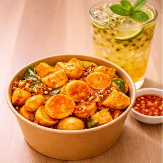 Hình ảnh Trứng non sốt Thái chua cay