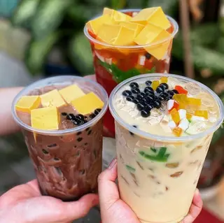 Hình ảnh Trà sữa flan socola