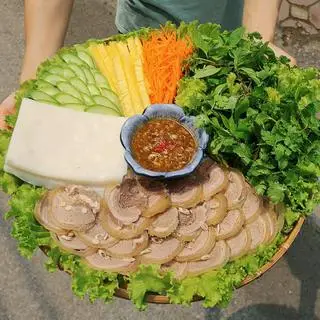 Hình ảnh Set bò cuốn bánh tráng