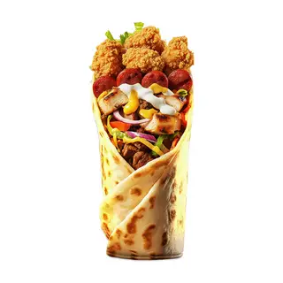 Hình ảnh Tacos đặc biệt gà giòn xúc xích