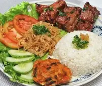 Hình ảnh Cơm sườn nướng