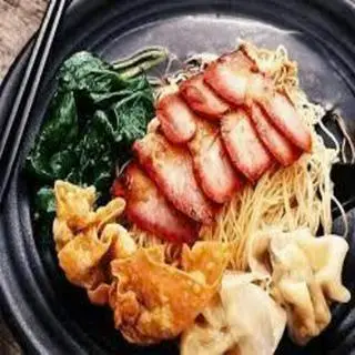 Hình ảnh Mì Xá Xíu khô Singapore lớn - Singapore Wonton Mee large