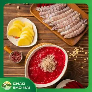 Hình ảnh Cháo bề bề mỡ hành