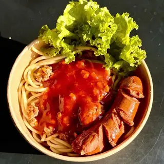 Hình ảnh Mì Ý thịt bằm - xúc xích
