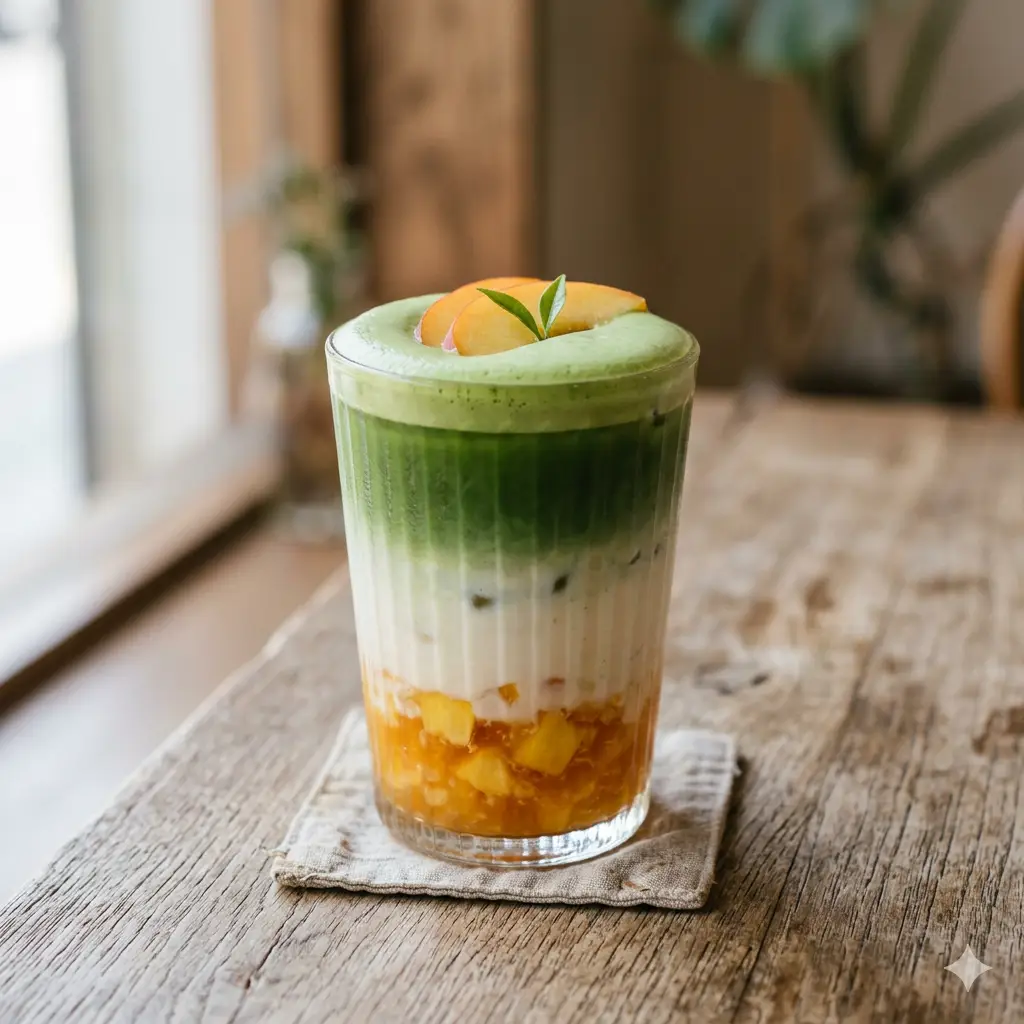 Hình ảnh Matcha đào
