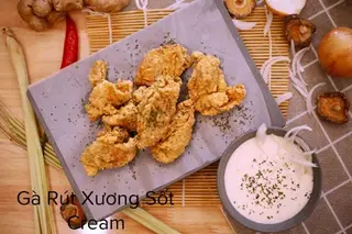 Hình ảnh Gà rút xương sốt cream