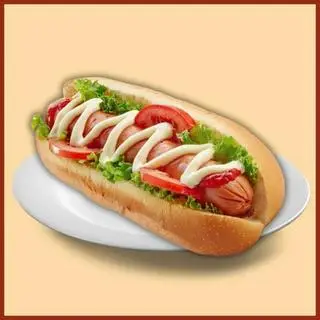 Hình ảnh Hotdog xúc xích xông khói