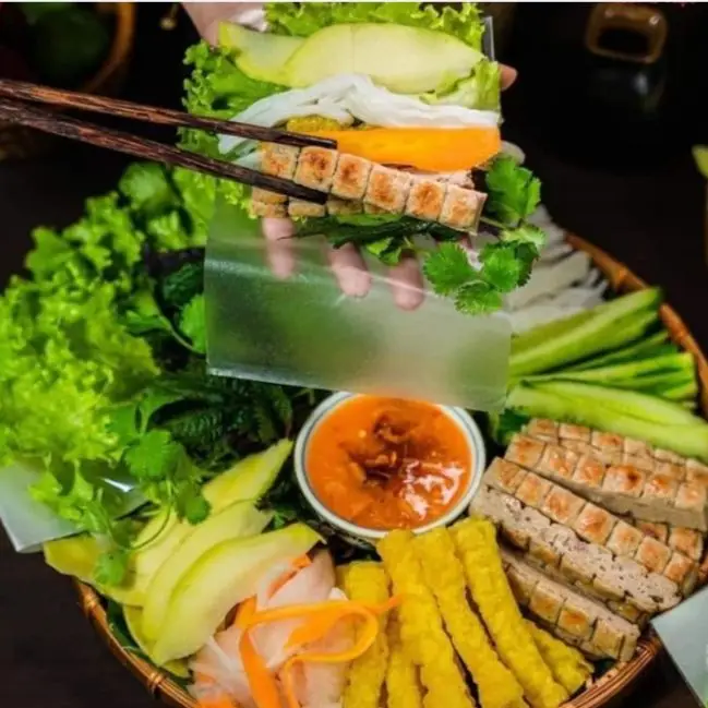 Hình ảnh Nem phên nướng phần
