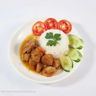 Hình ảnh Cơm trắng thịt kho tàu