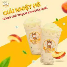 Hình ảnh Hồng trà thạch kem sữa