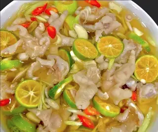 Hình ảnh Chân gà sả tắc
