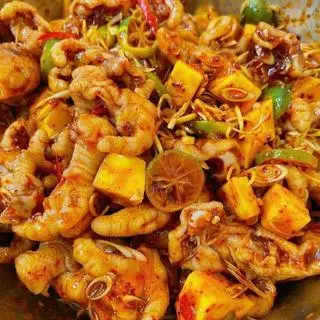 Hình ảnh Chân gà rút xương sốt Thái - phần nhỏ
