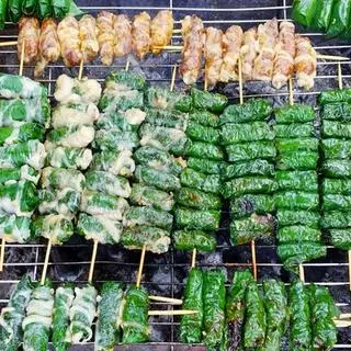 Hình ảnh Bò nướng lá lốt - mỡ chài