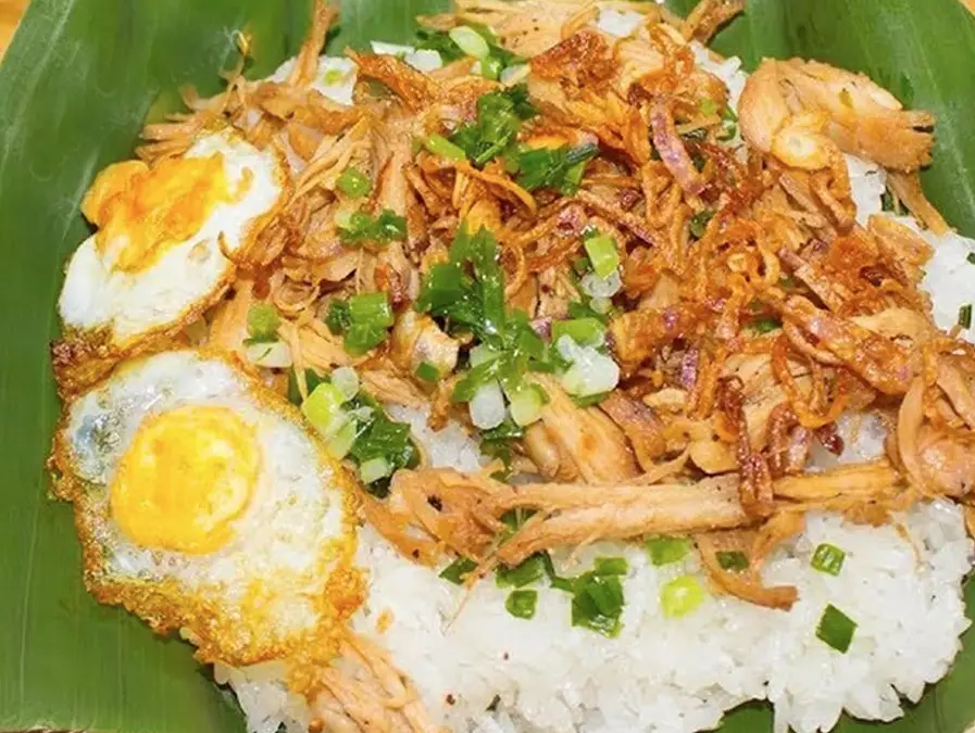 Hình ảnh Xôi gà xé hộp nhỏ