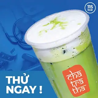 Hình ảnh Ít calo - latte Thái xanh - low calorie Thai latte green