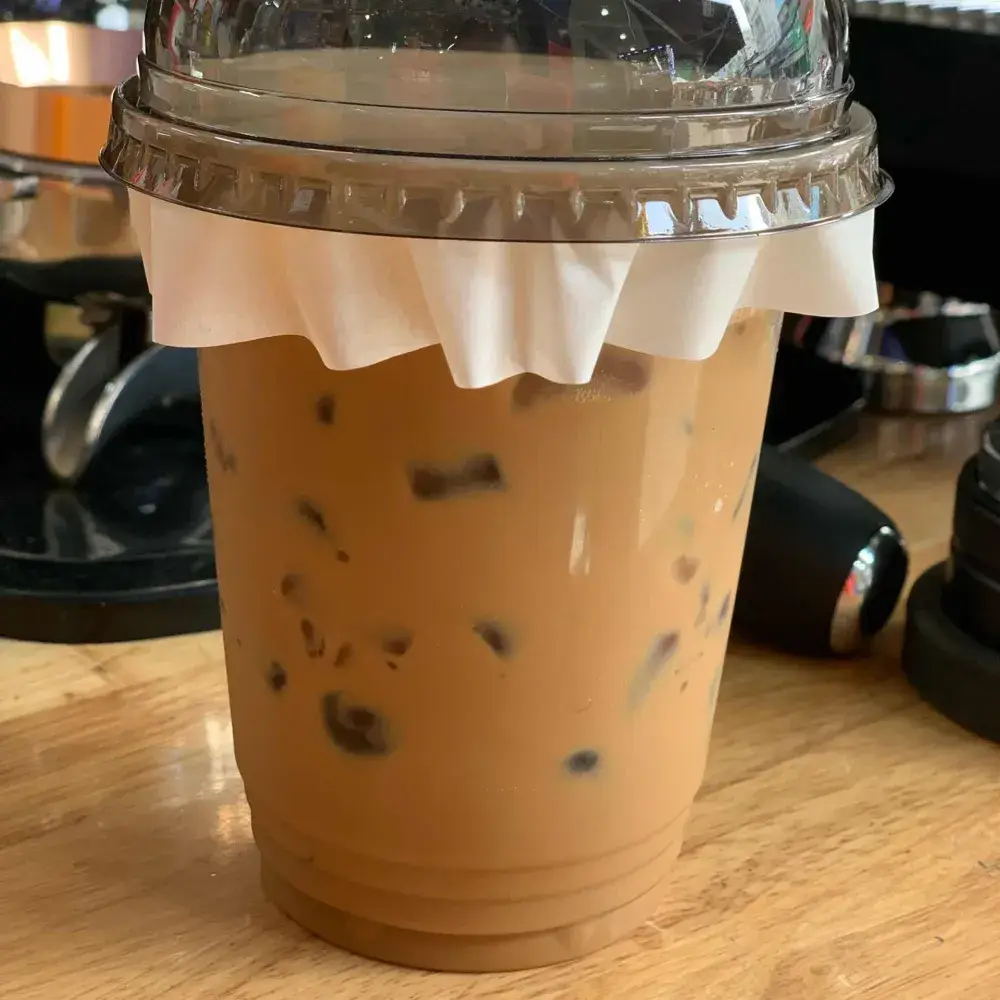 Hình ảnh Cà phê sữa pha máy