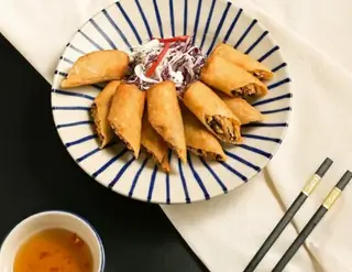 Hình ảnh Chả giò nấm bào ngư chay