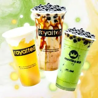Hình ảnh Combo 5 - 3 matcha trân châu đường đen Royal - 3 sữa tươi trân châu đường đen Royal - trà xanh Royal kem cheese