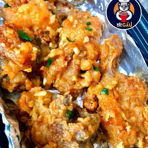 Hình ảnh Combo gà sốt bơ tỏi thảo mộc - tokbokki lắc phô mai