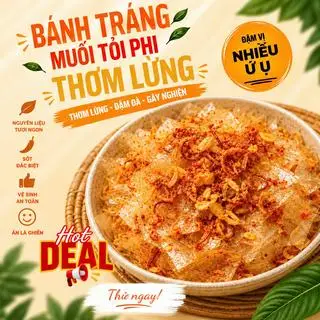 Hình ảnh Bánh tráng trộn hành phi