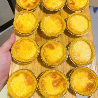Hình ảnh Tart trứng khoai lang yến mạch