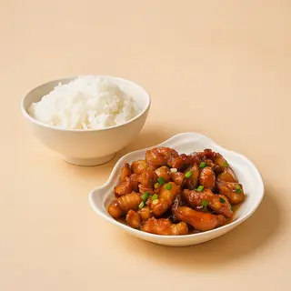 Hình ảnh Cơm thịt kho tiêu