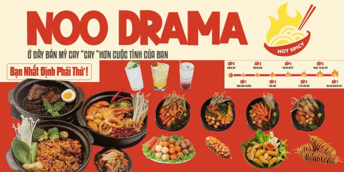 Hình ảnh Noo Drama - Mì Cay, Mì Tương Đen & Mì Xào Hàn Quốc - Lê Văn Sỹ