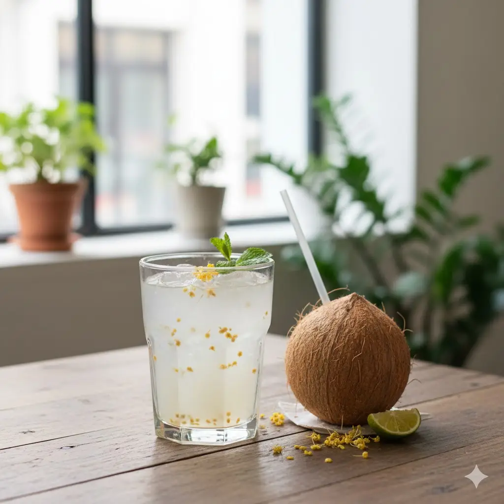 Hình ảnh Nước dừa hoa quế