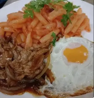 Hình ảnh Nui xào bò - trứng
