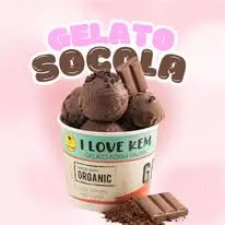 Hình ảnh Kem soôcla bánh brownie