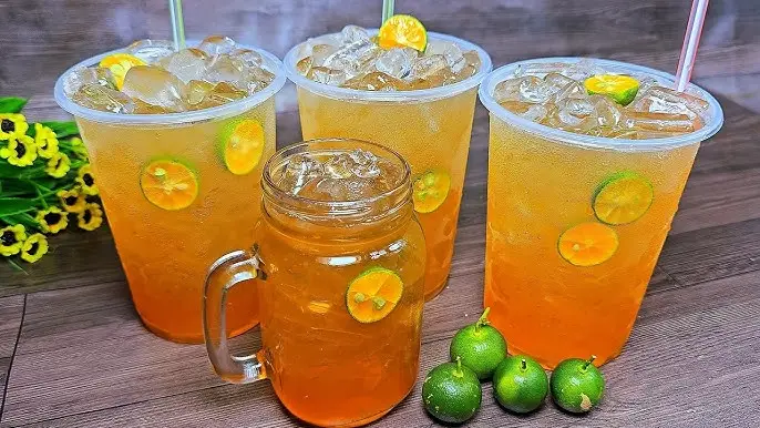 Hình ảnh Trà tắc -ly khổng lồ