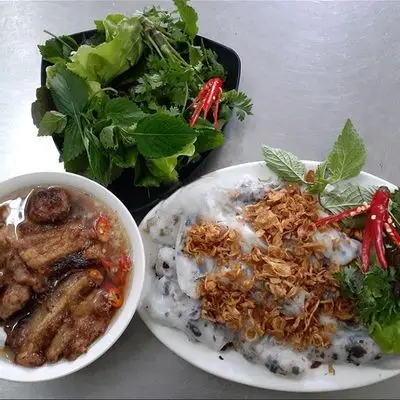 Hình ảnh Bánh Cuốn Nhân Thịt - Chả Quế - Thịt Nướng