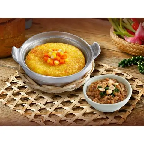 Hình ảnh Cơm cháy sốt thịt bằm mỡ hành