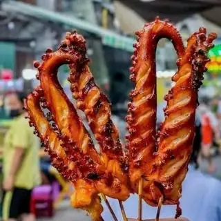 Hình ảnh Bạch tuộc nướng sa tế