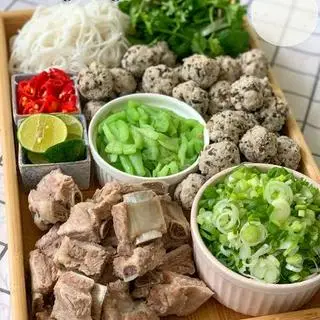 Hình ảnh Bún mọc - sườn
