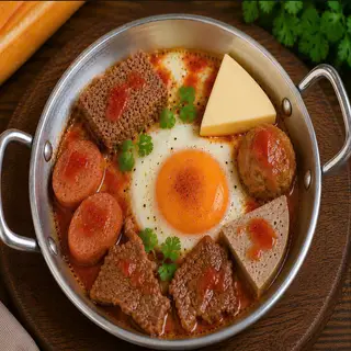 Hình ảnh Bánh mì chảo + FULL TOPPING