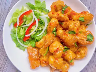 Hình ảnh  ba rọi lăn bột chiên giòn (chưa bao gồm cơm)