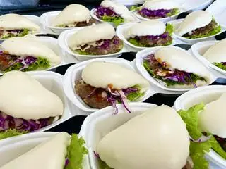 Hình ảnh Bánh bao kẹp Đài Loan