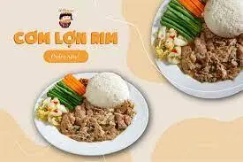 Hình ảnh Cơm thịt lợn rim