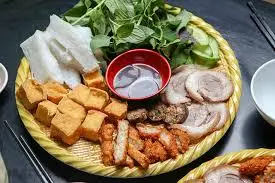 Hình ảnh Bún đậu nem chua chả cốm