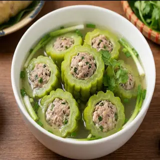 Hình ảnh Cơm canh khổ qua