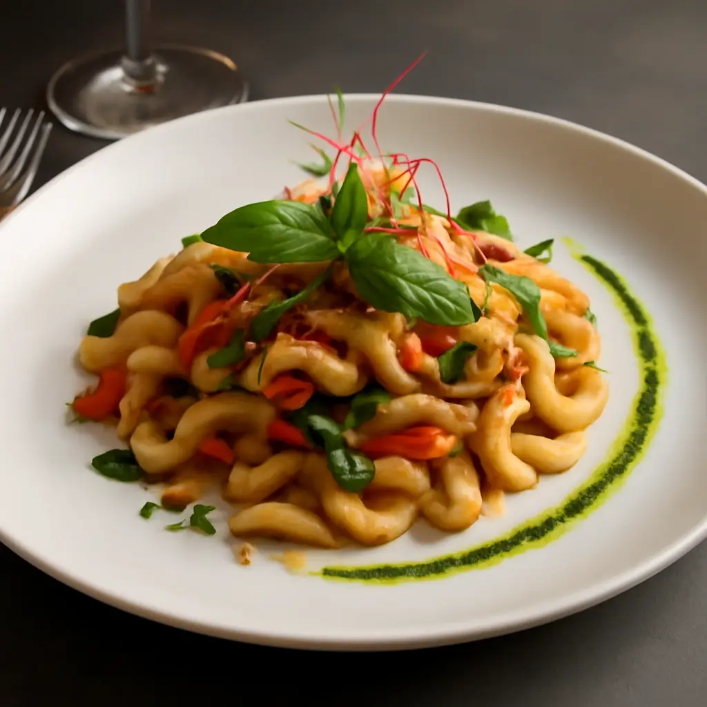 Hình ảnh Nui xào tôm thịt