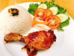 Hình ảnh Cơm đùi gà