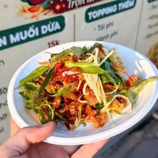 Hình ảnh Bánh tráng muối dừa tôm khô