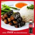 Hình ảnh Cơm Chả Lá Lốt Kèm Cocacola