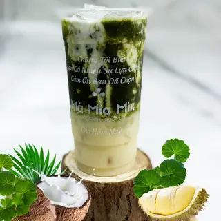 Hình ảnh Rau má sầu riêng sữa dừa - đá riêng